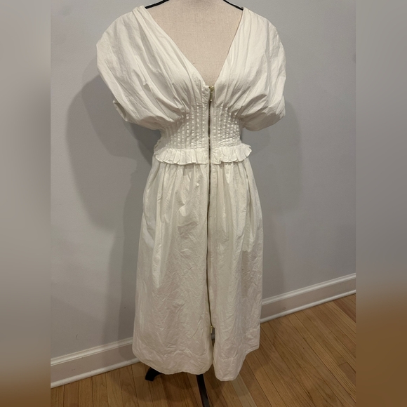 Anthropologie White Backless Dress - Picture 3 of 7